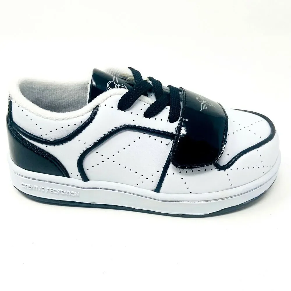 Creative Recreation Cesario Lo White Black Toddler Baby Sneakers